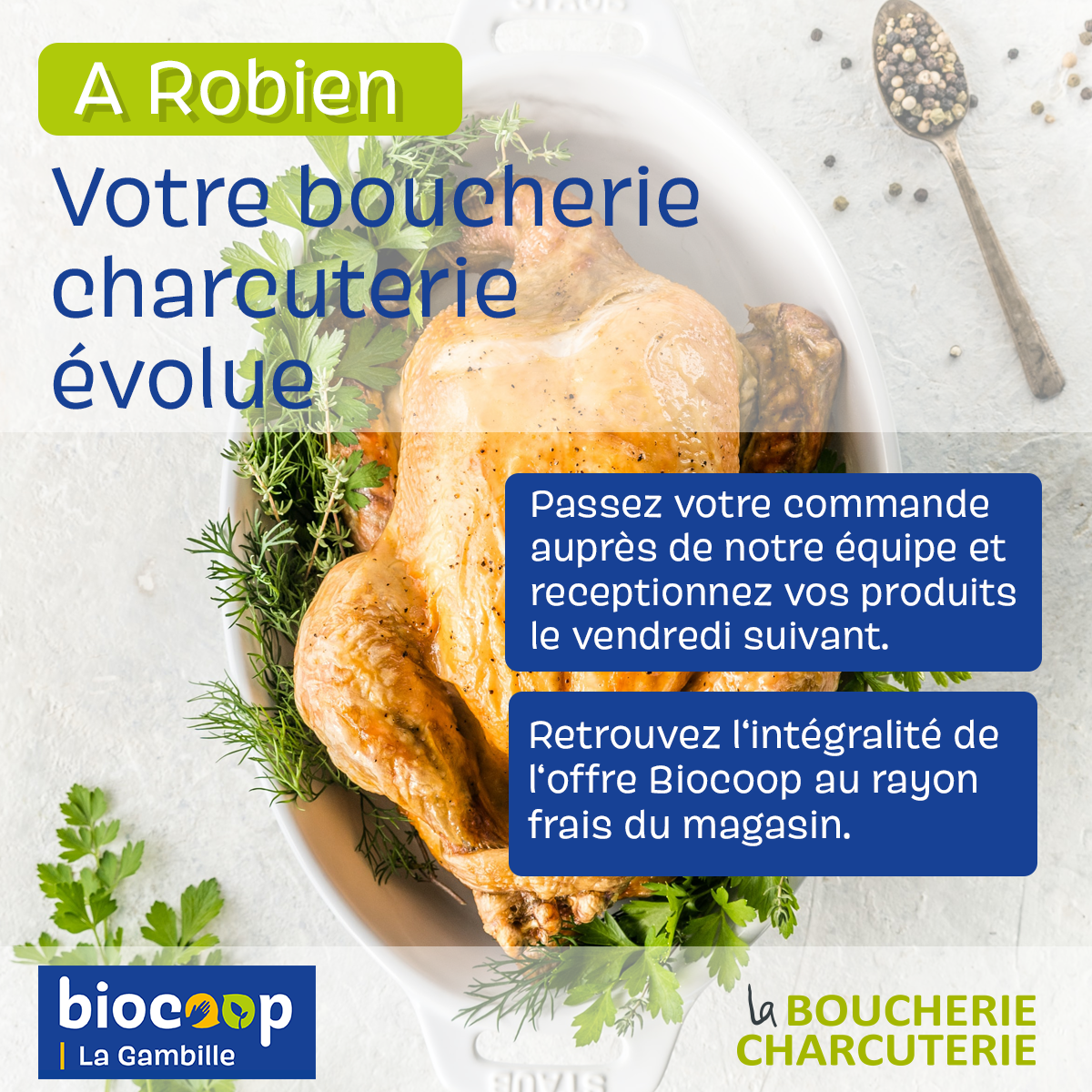 La boucherie Charcuterie de Robien évolue